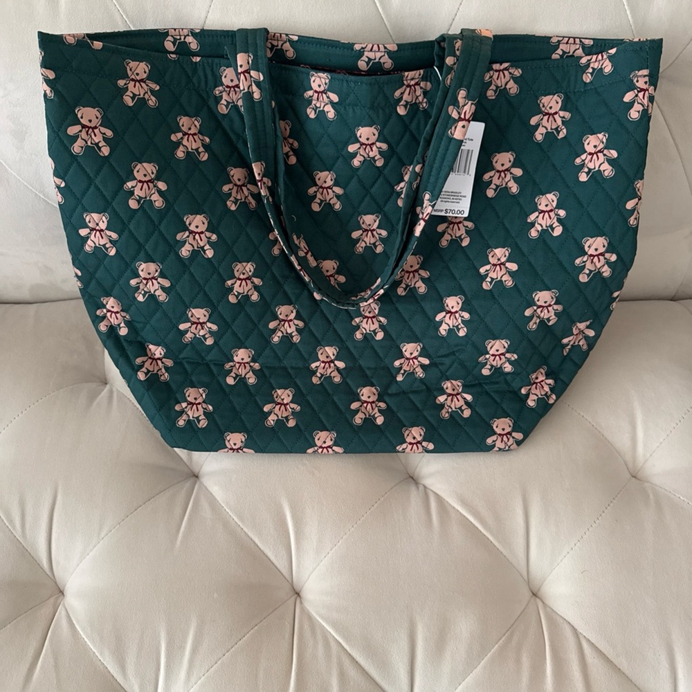 Vera Bradley Marston Grand Tote Bear Mosaic